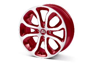 Genuine Citroen Ds3 17" Eritrean Red 'Clover' Single Alloy Wheel