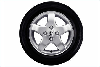 Genuine Peugeot 107 14" Karkola Alloy Wheel - Silver