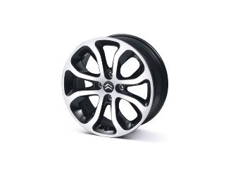 Genuine Citroen Ds3 17" 'Black Clover' Set Of Four Alloy Wheels