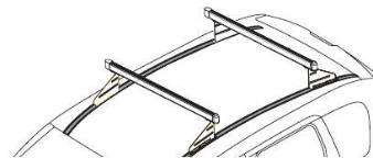 Genuine Citroen C3 Picasso Roof Bars - For Vehicles Without Roof Rails