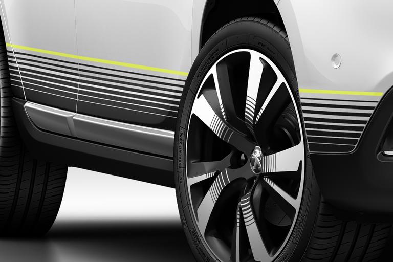 Genuine Peugeot 2008 Body Sill Sticker Set In Citrus (Set Of 2)