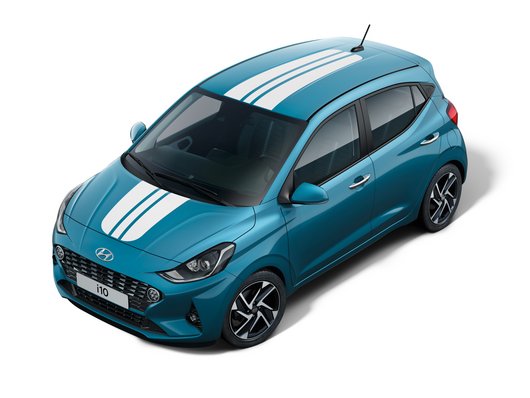 Genuine Hyundai I10 Decals, Racing Stripes, Glossy White