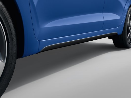 Genuine Hyundai I10 Side Skirts, Phantom Black