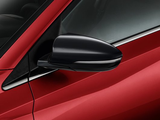 Genuine Hyundai I20 Door Mirror Caps, Phantom Black