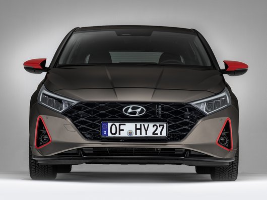 Genuine Hyundai I20 Front Lamp Trims, Tomato Red