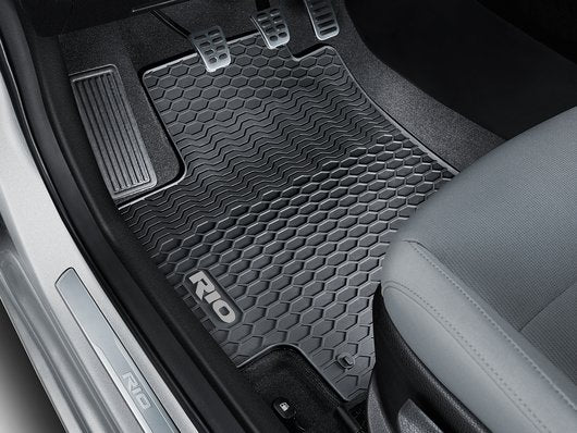 Genuine Kia Rio Floor Mats, All Weather, Grey, Rhd