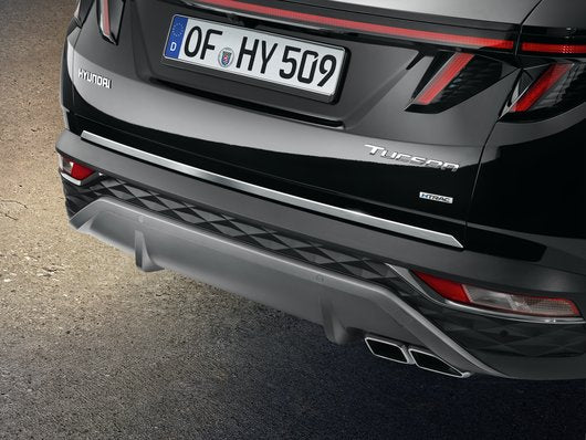 Genuine Hyundai Tucson Plug-In Tailgate Trim Line, Brushed Aluminium Optic