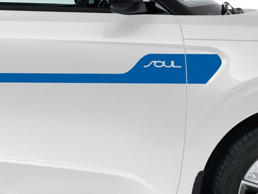 Genuine Kia E-Soul Decals, Razor, Sea Blue