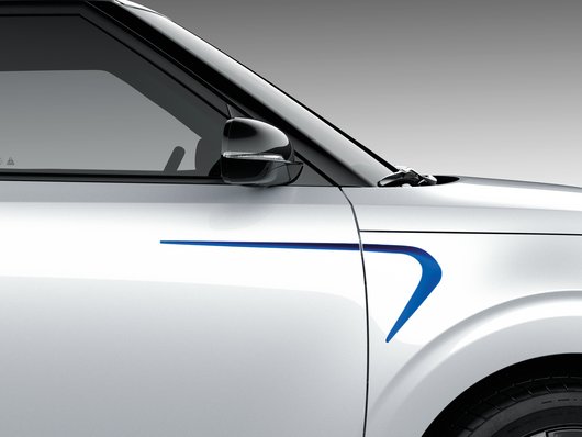 Genuine Kia E-Soul Decals, Boomerang, Sea Blue