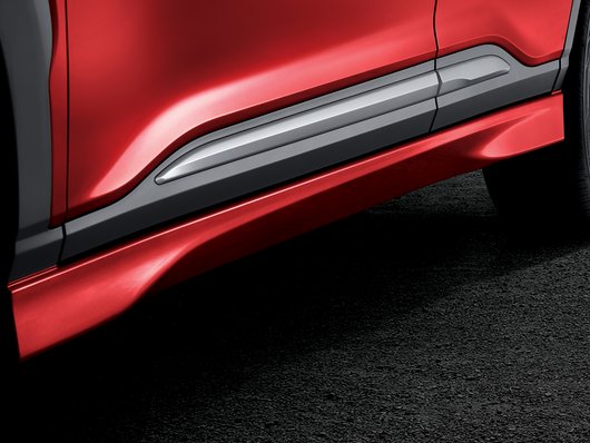 Genuine Hyundai Kona Side Skirts, Pulse Red, Lh