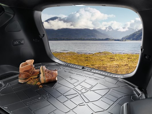 Genuine Hyundai Santa Fe Plug-In Trunk Liner, 7 Seater