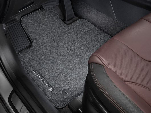 Genuine Hyundai Santa Fe Plug-In Floor Mats, Velour, Rhd, 7 Seater