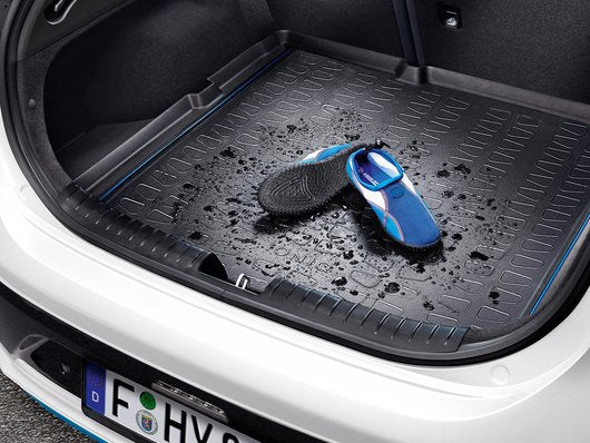 Genuine Hyundai Ioniq Hybrid Trunk Liner, With Blue Accent