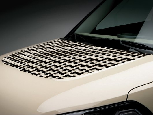 Genuine Kia Soul Body Decals, Black Houndstooth