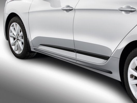 Genuine Hyundai I40 Side Skirts, Piano Black