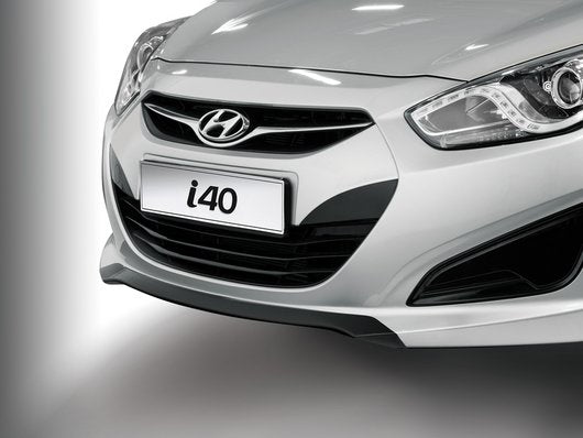 Genuine Hyundai I40 Front Skirt, Piano Black