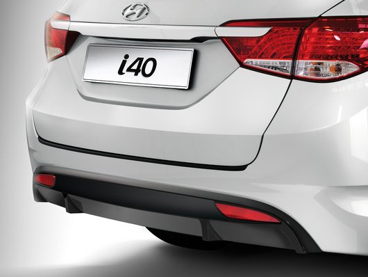 Genuine Hyundai I40 Rear Skirt, Piano Black