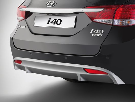 Genuine Hyundai I40 Rear Skirt, Silver