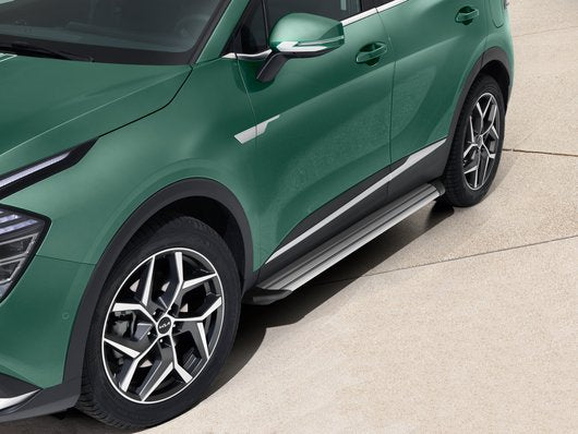 Genuine Kia Sportage Hev Side Steps, Rugged, With Black Accent