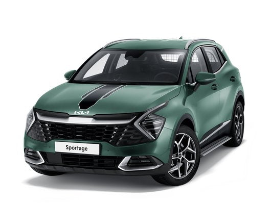 Genuine Kia Sportage Hev Decals, Racing Stripes, Black And White