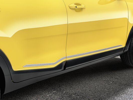 Genuine Kia Stonic Side Trim Lines, Brushed