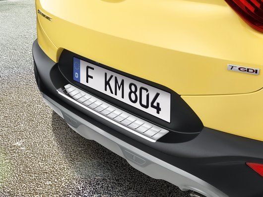 Genuine Kia Stonic Rear Bumper Protector, Chrome Optic