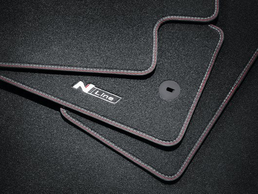 Genuine Hyundai Tucson Plug-In Floor Mats, Velour, N Line, Rhd