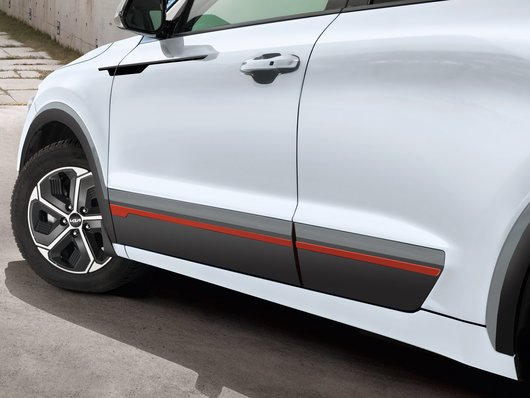 Genuine Kia Niro Phev Side Trim Lines, Orange Delight