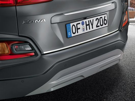 Genuine Hyundai Kona Tailgate Trim Line, Chrome Optic