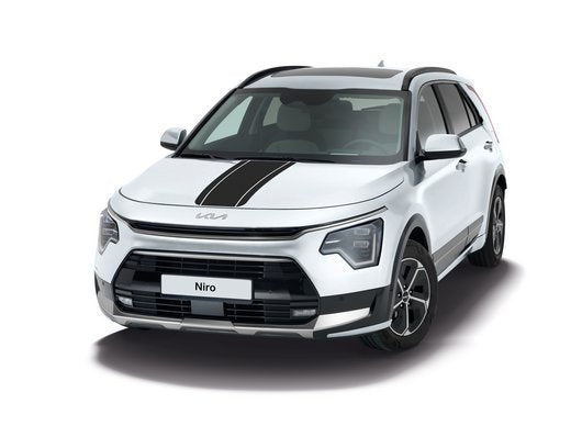 Genuine Kia Niro Phev Decals, Racing Stripes, Glossy Black