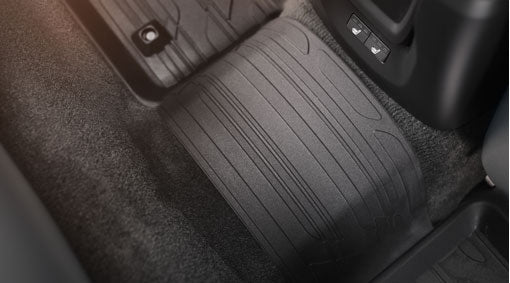 Genuine Volvo V40 Edge Brown Rubber Tunnel Mat