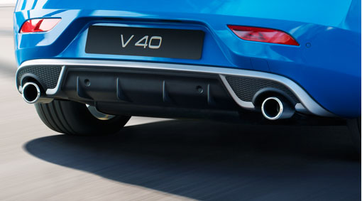 Genuine Volvo V40 Rear Diffuser