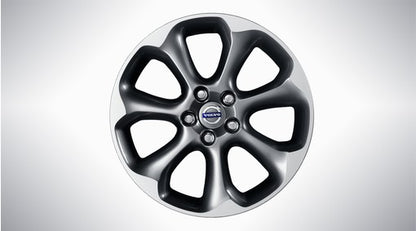 Genuine Volvo V60 17" Pontos Alloy Wheel In Light Grey/Diamond Cut