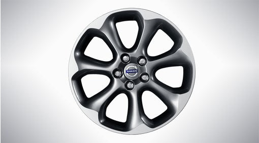 Genuine Volvo V60 17" Pontos Alloy Wheel In Light Grey/Diamond Cut