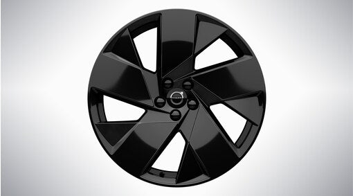 Genuine Volvo EC40 20" Alloy Wheel, 5-Spoke, Black, Rear