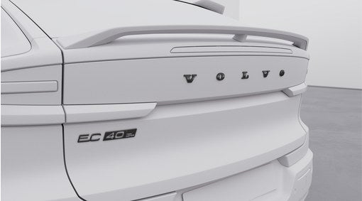 Genuine Volvo EC40 Black Rear Emblem Kit, Twin Motor