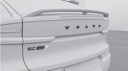 Genuine Volvo EC40 Black Rear Emblem Kit, Twin Motor Performance