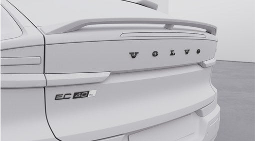 Genuine Volvo EC40 Black Rear Emblem Kit, Twin Motor Performance