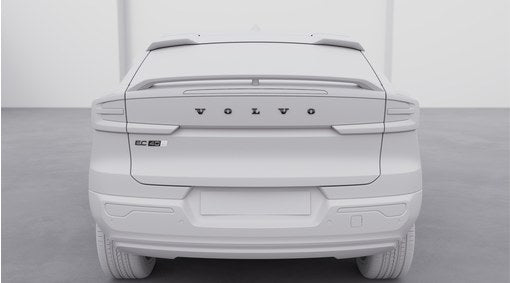 Genuine Volvo EC40 Black Rear Emblem Kit, Twin Motor Performance