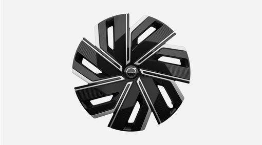 Genuine Volvo ES90 20" Wheel Cover, Aluminium/Black
