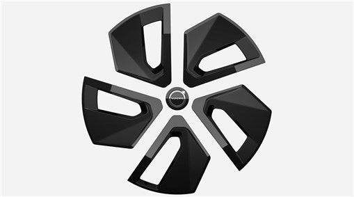 Genuine Volvo EX60 Black, 20" Wheel Inserts + Hubcap