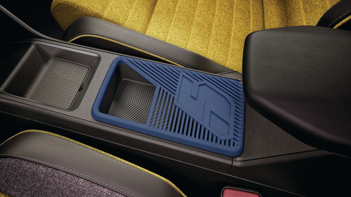 Genuine Renault 5 Blue NumbeR5 Lid For Large Central Storage Compartment