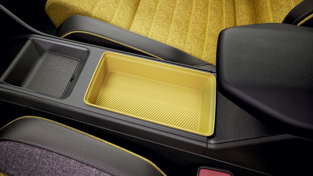 Genuine Renault 5 Yellow Box For Large Central Storage Compartment