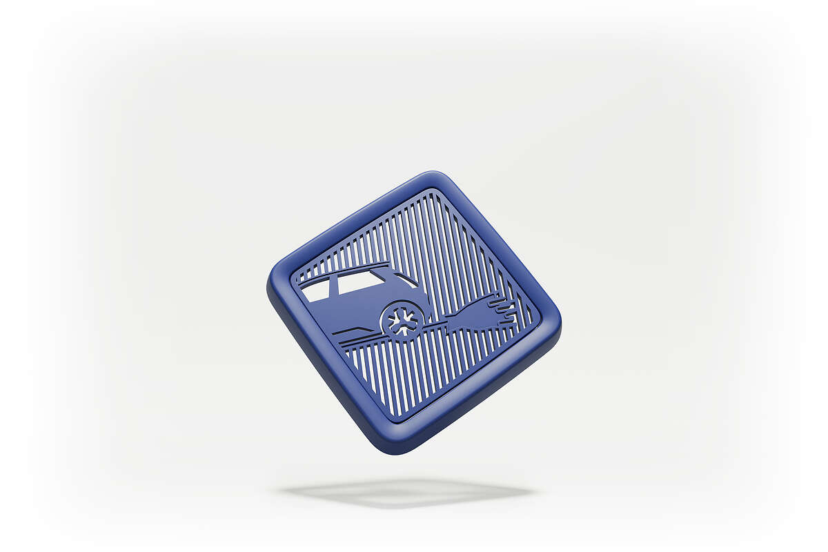 Genuine Renault 5 Blue Witch 5 Lid For Small Central Storage Compartment