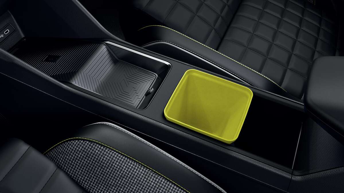 Genuine Renault 4 E-Tech Yellow Box For Small Central Storage Compartment