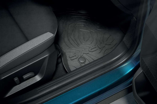Genuine Dacia Bigster Rubber Floor Mats With Raised Edges