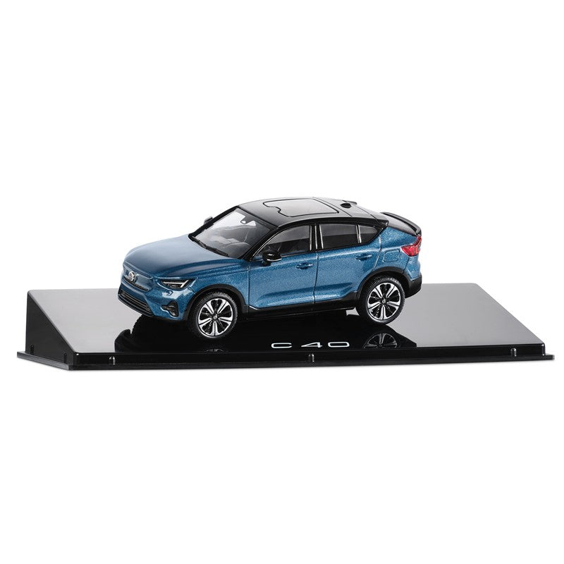 Genuine Volvo C40 1:43 Scale Model, Fjord Blue