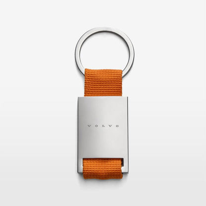 Genuine Volvo Key Chain, Orange