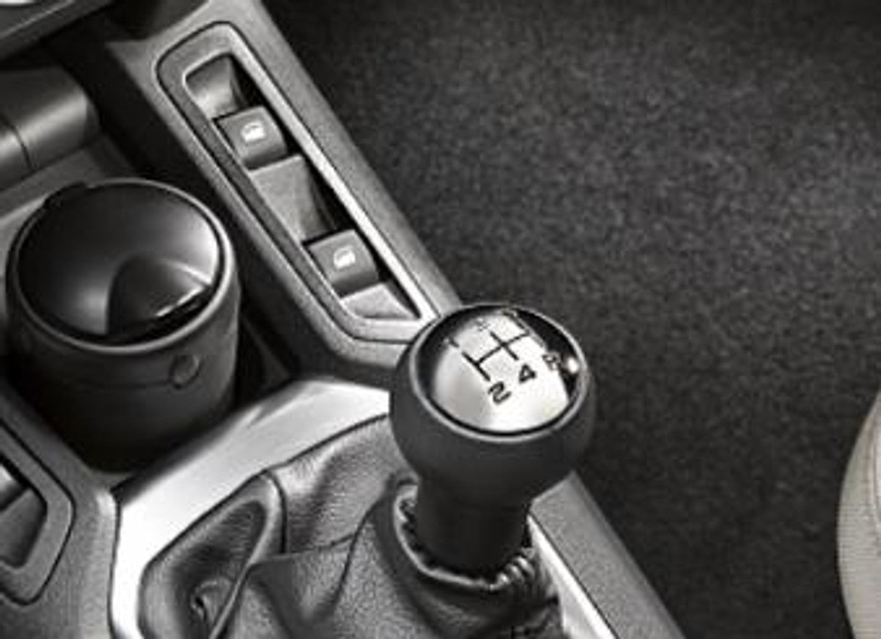 Genuine Vauxhall Combo E 5-Speed Manual Black Leather And Aluminium Gear Knob