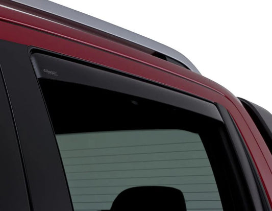 Genuine Ford Ranger Climair® Wind Deflectors For Rear Door Windows, Black, Double Cab Models
